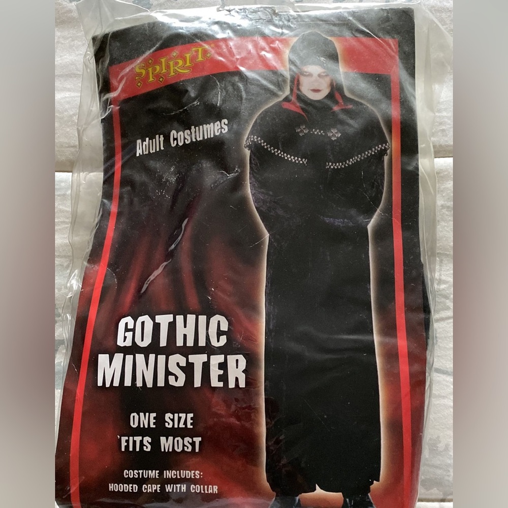 Gothic minister costume